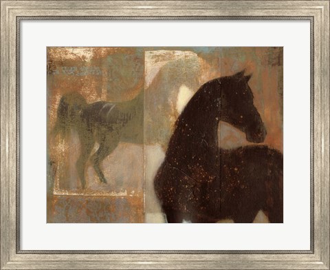 Framed Weathered Equine I Print