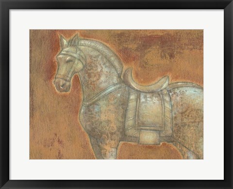 Framed Tang Horse II Print