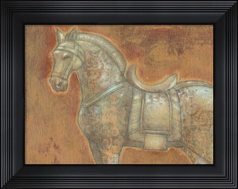 Framed Tang Horse II Print