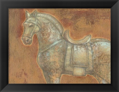 Framed Tang Horse II Print