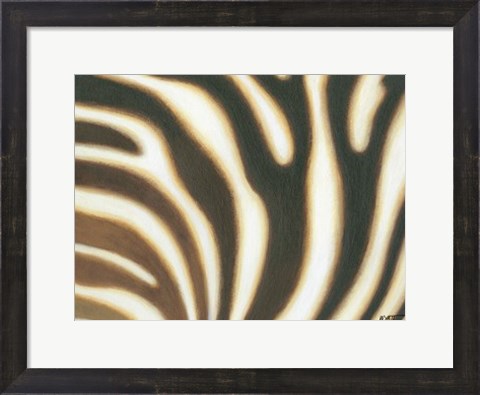 Framed Stripes I Print