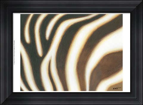 Framed Stripes II Print