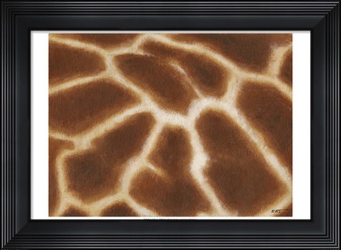 Framed Giraffe I Print