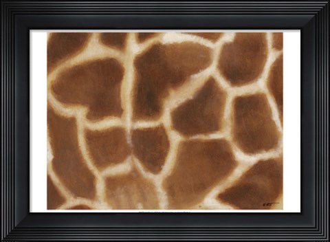 Framed Giraffe II Print
