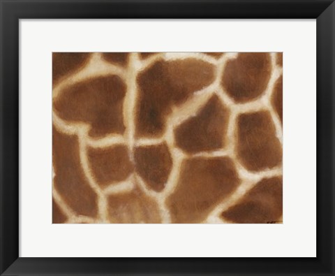 Framed Giraffe II Print