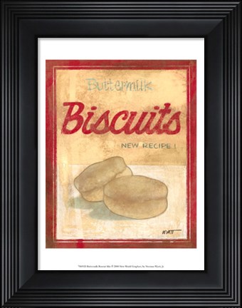 Framed Buttermilk Biscuit Mix Print
