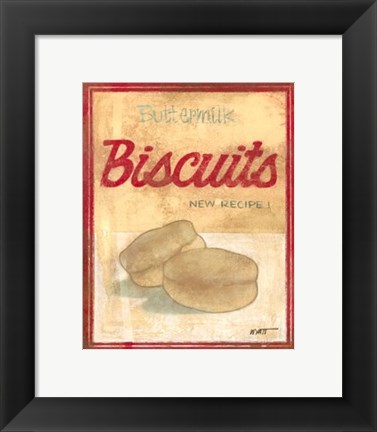 Framed Buttermilk Biscuit Mix Print