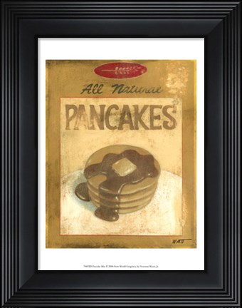 Framed Pancake Mix Print