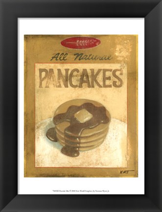 Framed Pancake Mix Print