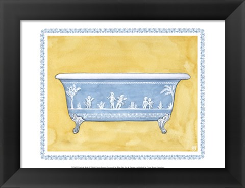 Framed English Bath Print