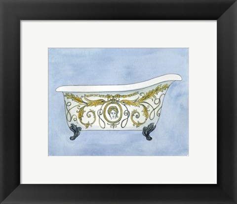 Framed French Bath Print