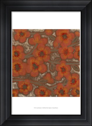 Framed Linen Blossoms I Print
