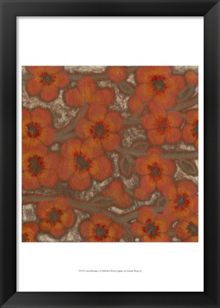 Framed Linen Blossoms I Print