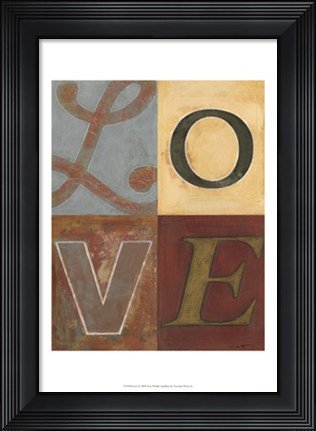 Framed Love Print