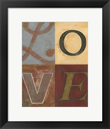 Framed Love Print