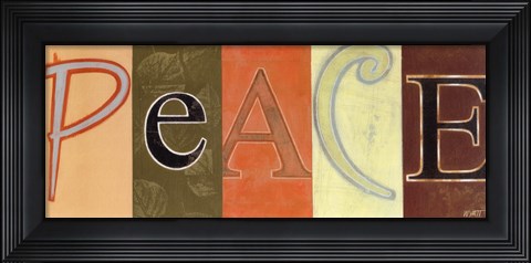 Framed Peace Panel Print