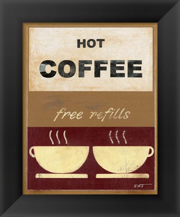 Framed Hot Coffee II Print