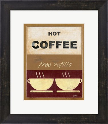 Framed Hot Coffee II Print