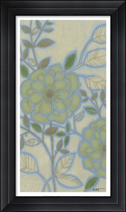 Framed Natural Elegance I Print