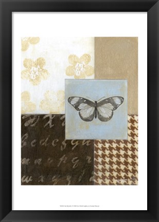 Framed Chic Butterfly I Print