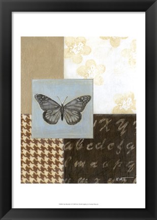 Framed Chic Butterfly II Print