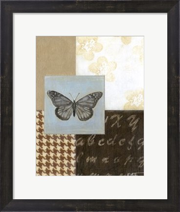 Framed Chic Butterfly II Print