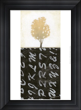 Framed Nature&#39;s Diary I Print