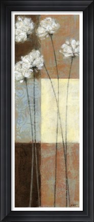 Framed Raku Blossoms I Print