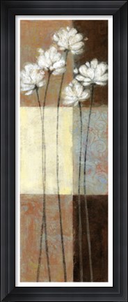 Framed Raku Blossoms II Print