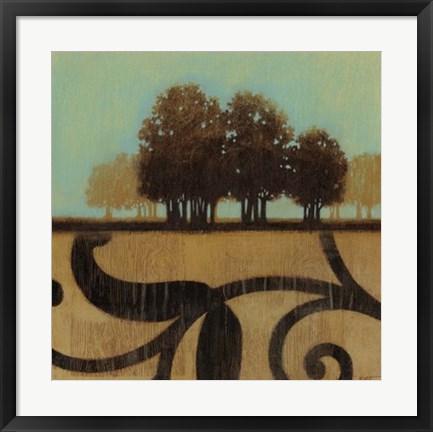 Framed Mediterranean Twilight I Print