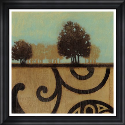 Framed Mediterranean Twilight II Print