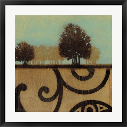 Framed Mediterranean Twilight II Print