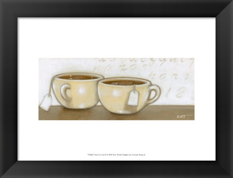 Framed Time for Tea II Print