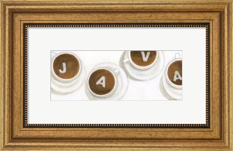 Framed Mus Hav Java Print