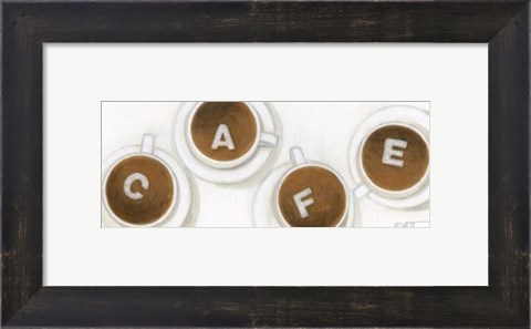 Framed Mus Hav Cafe Print
