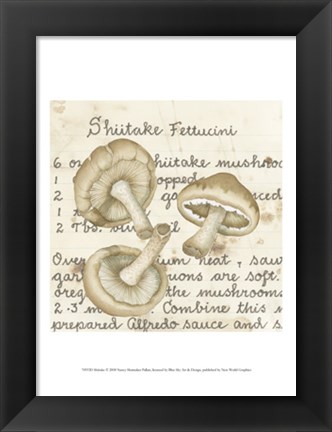 Framed Shiitake Print