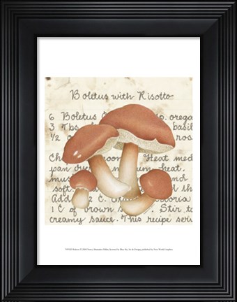 Framed Boletus Print