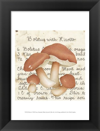 Framed Boletus Print