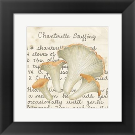 Framed Chanterelle Print