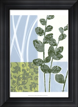Framed Serene Sway II Print