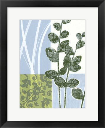 Framed Serene Sway II Print