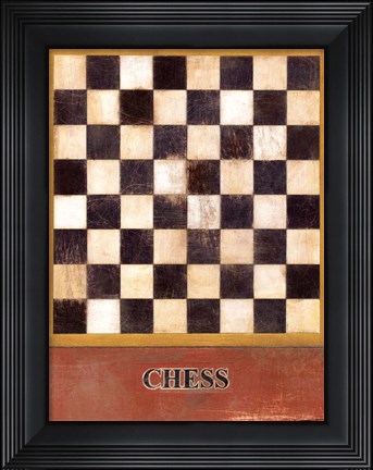 Framed Chess Print