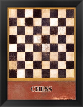 Framed Chess Print