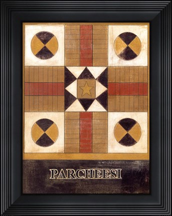 Framed Parcheesi Print