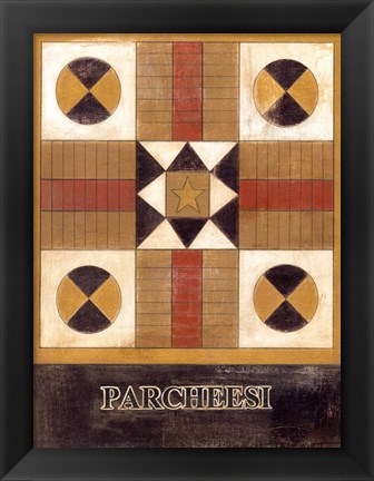 Framed Parcheesi Print