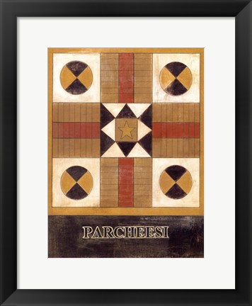 Framed Parcheesi Print