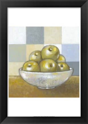 Framed Green Apples Print