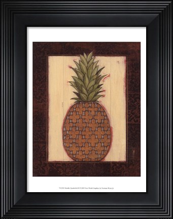 Framed Metallic Quadrofoil II Print