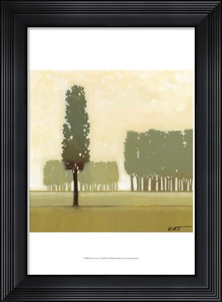 Framed Moss Grove I Print