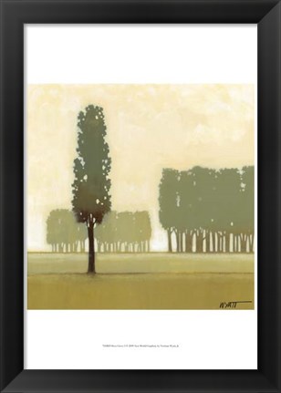 Framed Moss Grove I Print